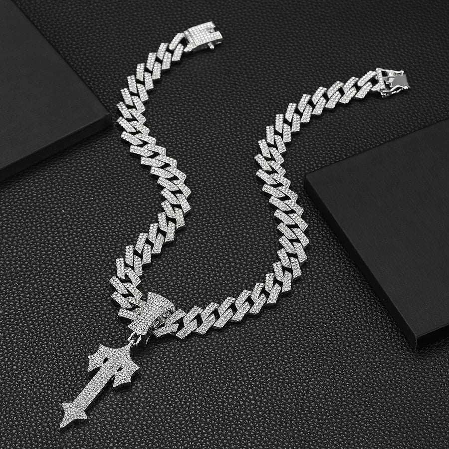 Men’s Hip Hop Sword Pendant Necklace