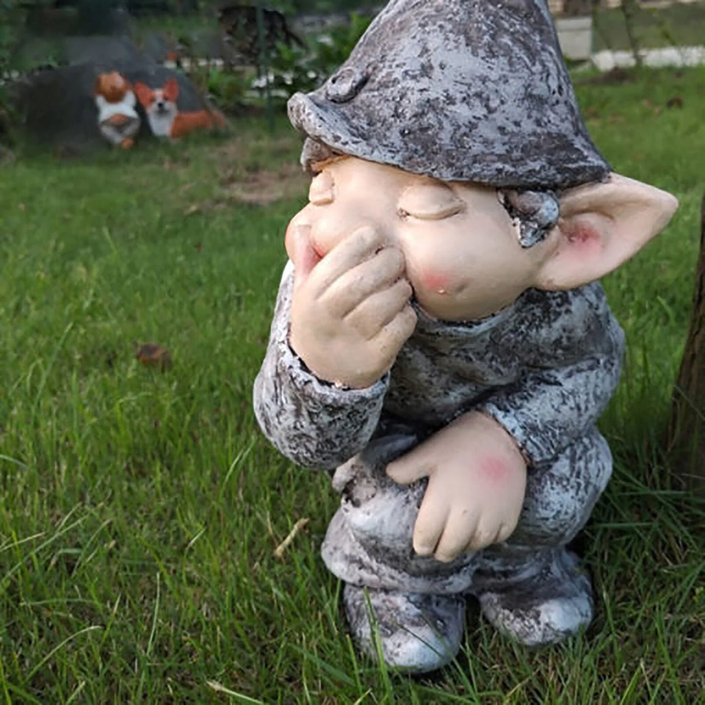 Naughty Gnome Miniature Figurine